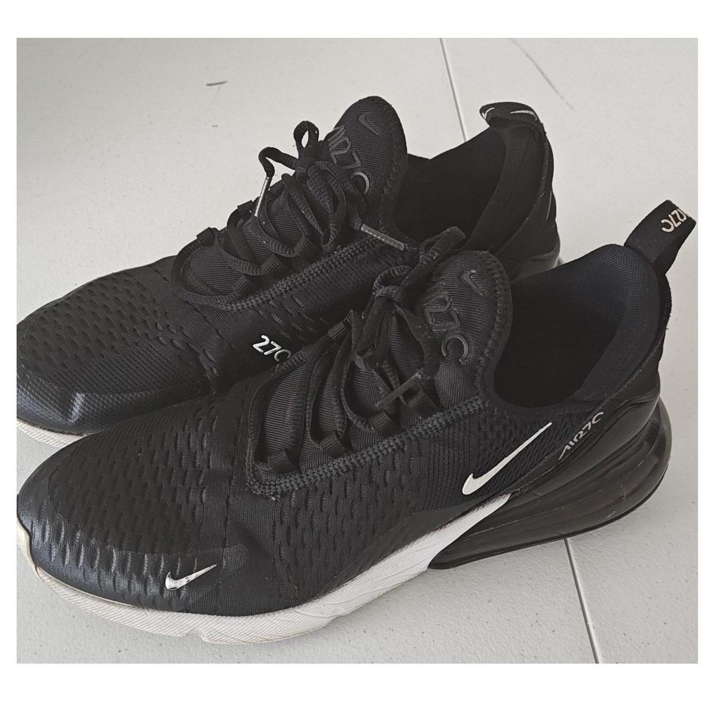 Nike Air Max 270 Mens Black White Running Shoes AH8050-002